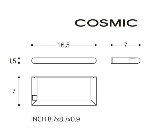 COSMIC MICRA PORTARROLLOS ABATIBLE SIN TAPA - Imagen 5