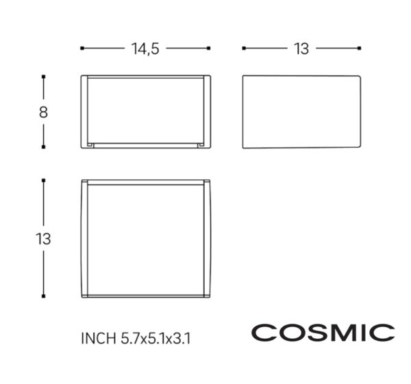 COSMIC PROJECT PORTARROLLOS CON TAPA - Imagen 4