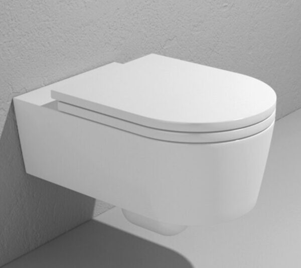 FLAMINIA LINK TAPA INODORO MADERA LACADA - Imagen 2