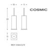 COSMIC KUBIC ESCOBILLERO A SUELO - Imagen 3