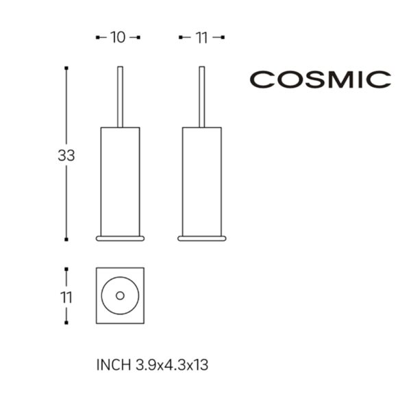 COSMIC KUBIC ESCOBILLERO A SUELO - Imagen 3