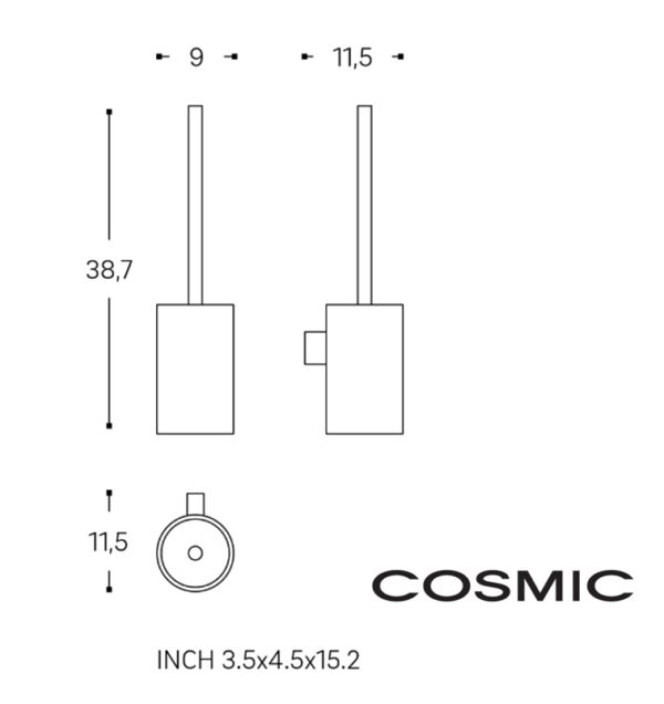 COSMIC EXTREME ESCOBILLERO A PARED - Imagen 3