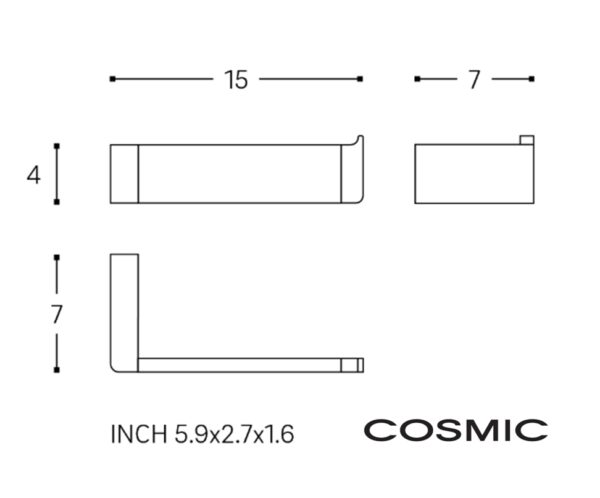 COSMIC EXTREME PORTARROLLOS SIN TAPA - Imagen 5