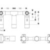 AXOR HANSGROHE CUERPO EMPOTRADO LAVABO