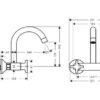HANSGROHE LOGIS COCINA PARED