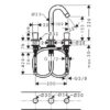 HANSGROHE LOGIS BATERIA LAVABO