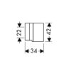 AXOR HANSGROHE SOPORTE DUCHA STARCK