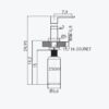 FRANKE PLANAR DISPENSADOR JABON