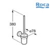 ROCA TWIN ESCOBILLERO A PARED