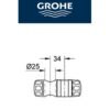 GROHE SOPORTE DESLIZANTE