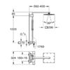 GROHE EUPHORIA CUBE SHOWER SYSTEM