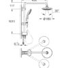 GROHE EUPHORIA COSMOPOLITAN SIN GRIFERIA