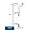 GROHE NEW TEMPESTA CONJUNTO DUCHA