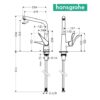 HANSGROHE METRIS COCINA