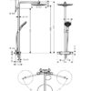 HANSGROHE SHOWERPIPE RAINDANCE SELECT S300