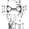 HANSGROHE CUERPO EMPOTRADO