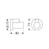 HANSGROHE EMBELLECEDOR LLAVE ESCUADRA