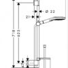 HANSGROHE RAINDANCE SET SELECT E120 3jet