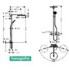 HANSGROHE SHOWERPIPE RAINDANCE SELECT 300Air