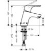 HANSGROHE FOCUS GRIFO LAVABO