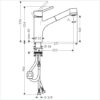 HANSGROHE COCINA TALIS S EXTRAIBLE