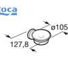 ROCA TWIN JABONERA A PARED