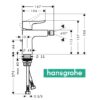 HANSGROHE METRIS BIDE