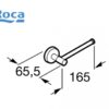 ROCA TWIN PORTARROLLOS SIN TAPA