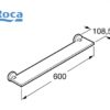 ROCA TWIN REPISA-60 CRISTAL