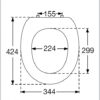 VILLEROY TAPA WC AMADEA