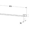 DURAVIT KARREE TOALLERO BARRA-60