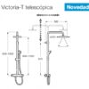ROCA VICTORIA-T COLUMNA DUCHA