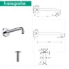 HANSGROHE STARCK DUCHA MURAL