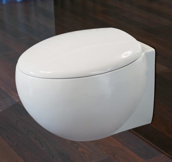 ASIENTO y TAPA INODORO EGG SUSPENDIDO VALADARES