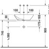 DURAVIT BACINO LAVABO 55x42