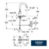 GROHE GRANDERA BIMANDO LAVABO
