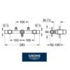 GROHE EMPOTRADO LAVABO MURAL