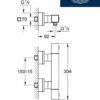 GROHE TERMOSTATICA GROHTHERM CUBE