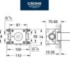 GROHE RAPIDO C EMPOTRABLE LLAVE DE PASO