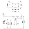 DURAVIT D-CODE LAVABO BAJO ENCIMERA - Imagen 2