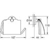 GROHE ESSENTIALS PORTARROLLOS CON TAPA - Imagen 2