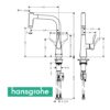 HANSGROHE METRIS MONOMANDO COCINA EXTRAIBLE - Imagen 3