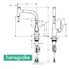 HANSGROHE TALIS SELECT S MONOMANDO COCINA - Imagen 3