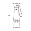 BOTELLA ACERO INOXIDABLE GROHE BLUE