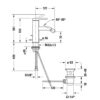 MONOMANDO BIDE C1 DURAVIT