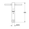 LLAVE DE TUBO LARGA 13mm GROHE