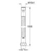 FLEXO METALICO PARA GRIFERIA COCINA GROHE