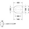 ASIENTO y TAPA INODORO DARLING NEW DURAVIT