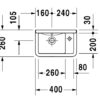 LAVAMANOS STARCK-3 DURAVIT