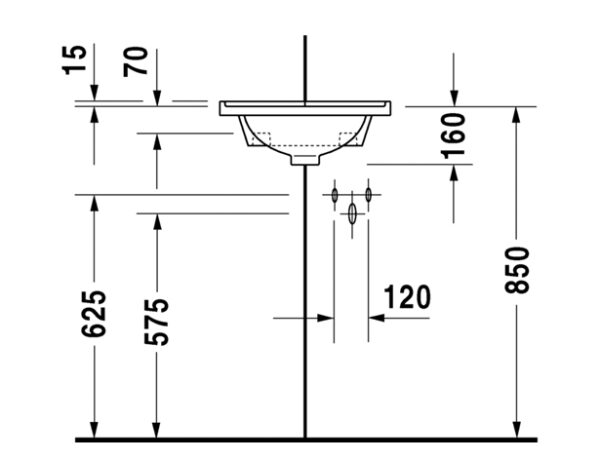 LAVAMANOS RINCON STARCK-3 DURAVIT